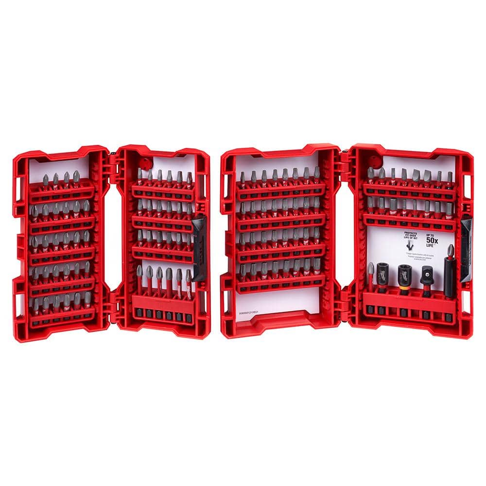 Milwaukee Shockwave Impact Duty Schlagbohrer-Set, 106-teilig – Für Schlag- Und Bohrschrauber