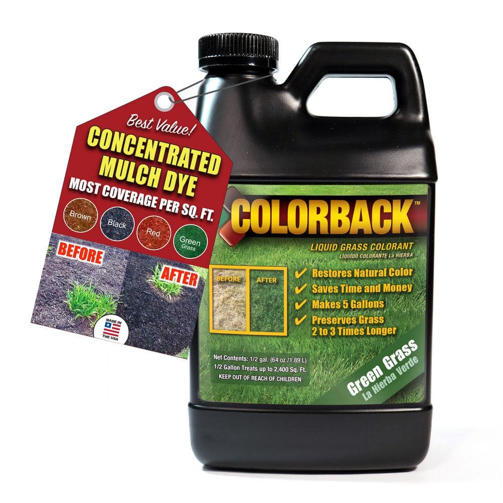 1/2 Gal. Green Grass Color Covering up to 2400 sq. ft.