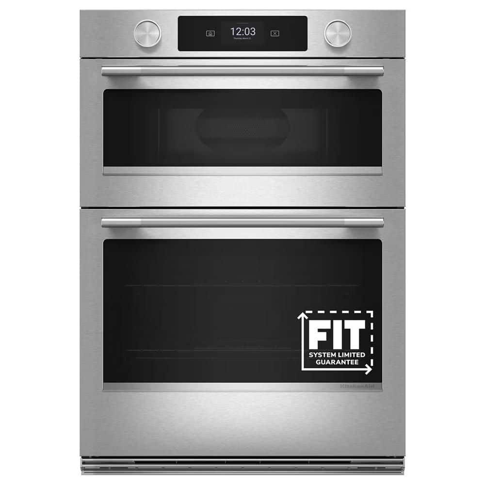 KitchenAid 5.0 cu. ft. Smart Electric Wall Oven and Microwave