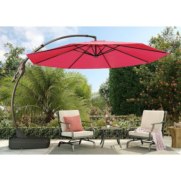 その他 Patio Umbrella Outdoor Garden Parasol Portable Cantilever Table Umbrella Sun Shade Windproof for Garden Lawn Deck Backyard Pool Amazon.com : large umbrella for patio Outside Shade patio