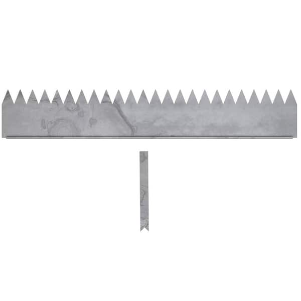 48 in. x 8 in. COR-TEN Steel Hammer-In Landscape Edging, 1/4 in. Rounded Top, 1-Pack