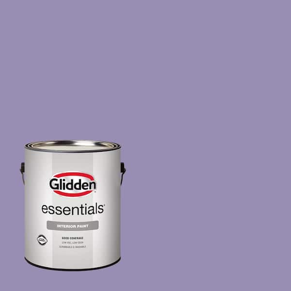 Glidden Essentials 1 gal. PPG1175-5 French Violet Flat/Matte Interior Paint