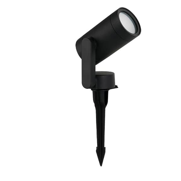 スポットライト Hampton Bay Smart 450 Lumen Low Voltage Black LED RGB Color