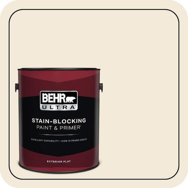 BEHR ULTRA 1 gal. #740C-1 Seaside Sand Flat Exterior Paint & Primer