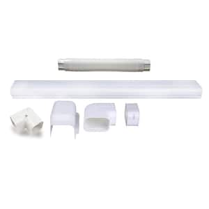 3.5 in. x 6.5 ft. LineSet Cover Tubing Kits for Central Air Conditioner, Ductless Mini Split Air Conditioner