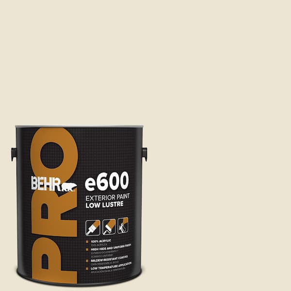 BEHR PRO 1 gal. #770C-1 Lunar Light Low Luster Exterior Paint PR62001 ...