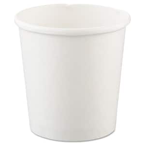 Flexstyle 16 oz. White Double Poly Paper Containers (500-Pack)