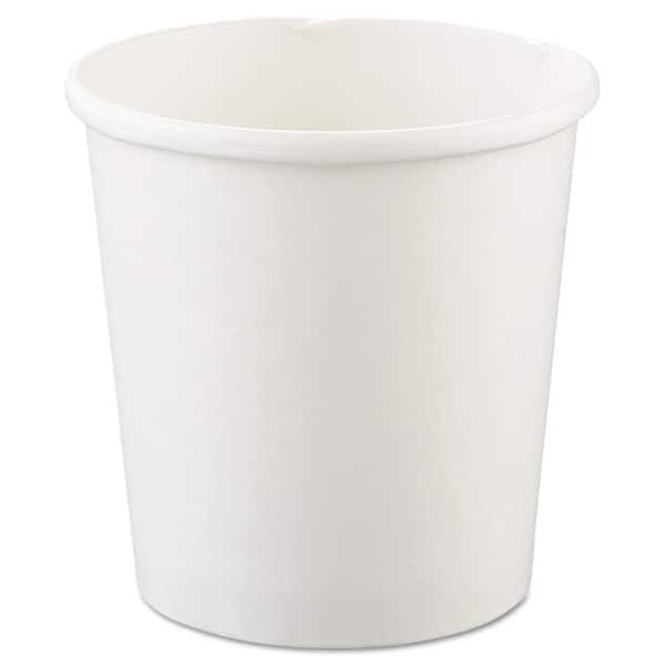 SOLO Flexstyle 16 oz. White Double Poly Paper Containers (500-Pack)