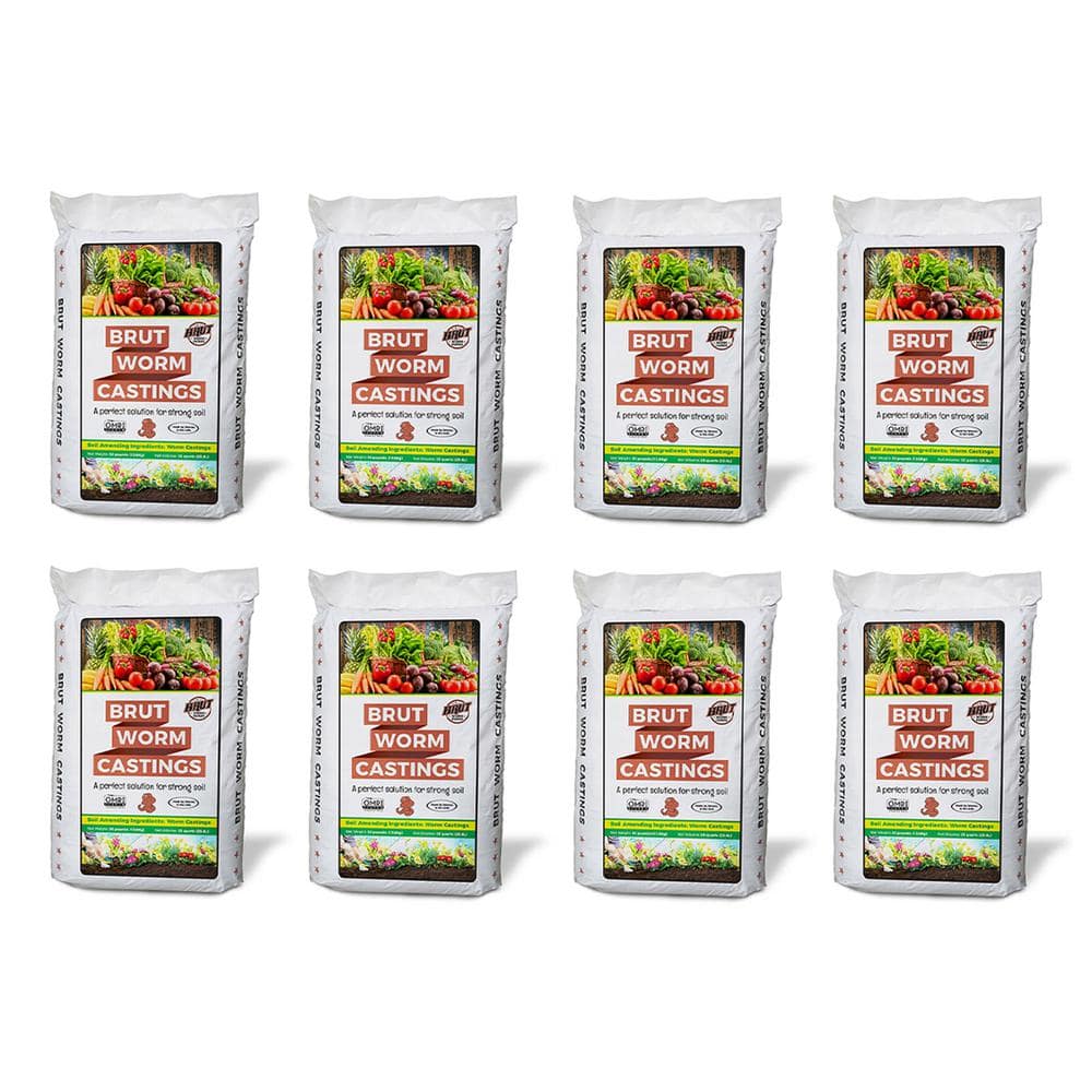 Organic Worm Castings Soil Builder, 30 lbs. Bag (8-Pack)