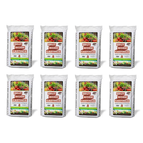 Organic Worm Castings Soil Builder, 30 lbs. Bag (8-Pack)