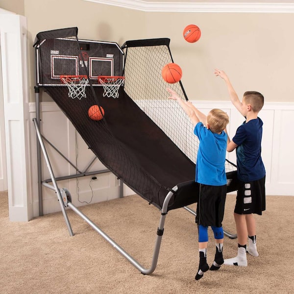 Costway Indoor Basketball Arcade Game Double Electronic Hoops shot 2 Player  W/4 Balls SP35202 - The Home Depot