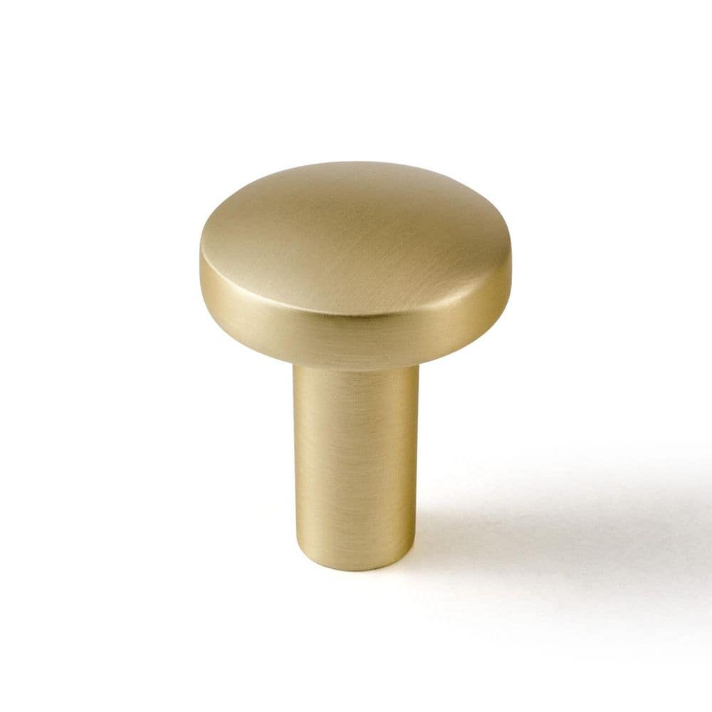 6-Pack 1 in. (25mm) Classic Minimalist Light Brushed Brass Round Cabinet Knobs price history on PriceWatchPro