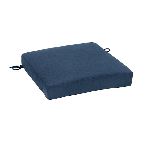 ARDEN Oceantex 21 in. x 21 in. Ocean Blue Square Outdoor Seat Cushion