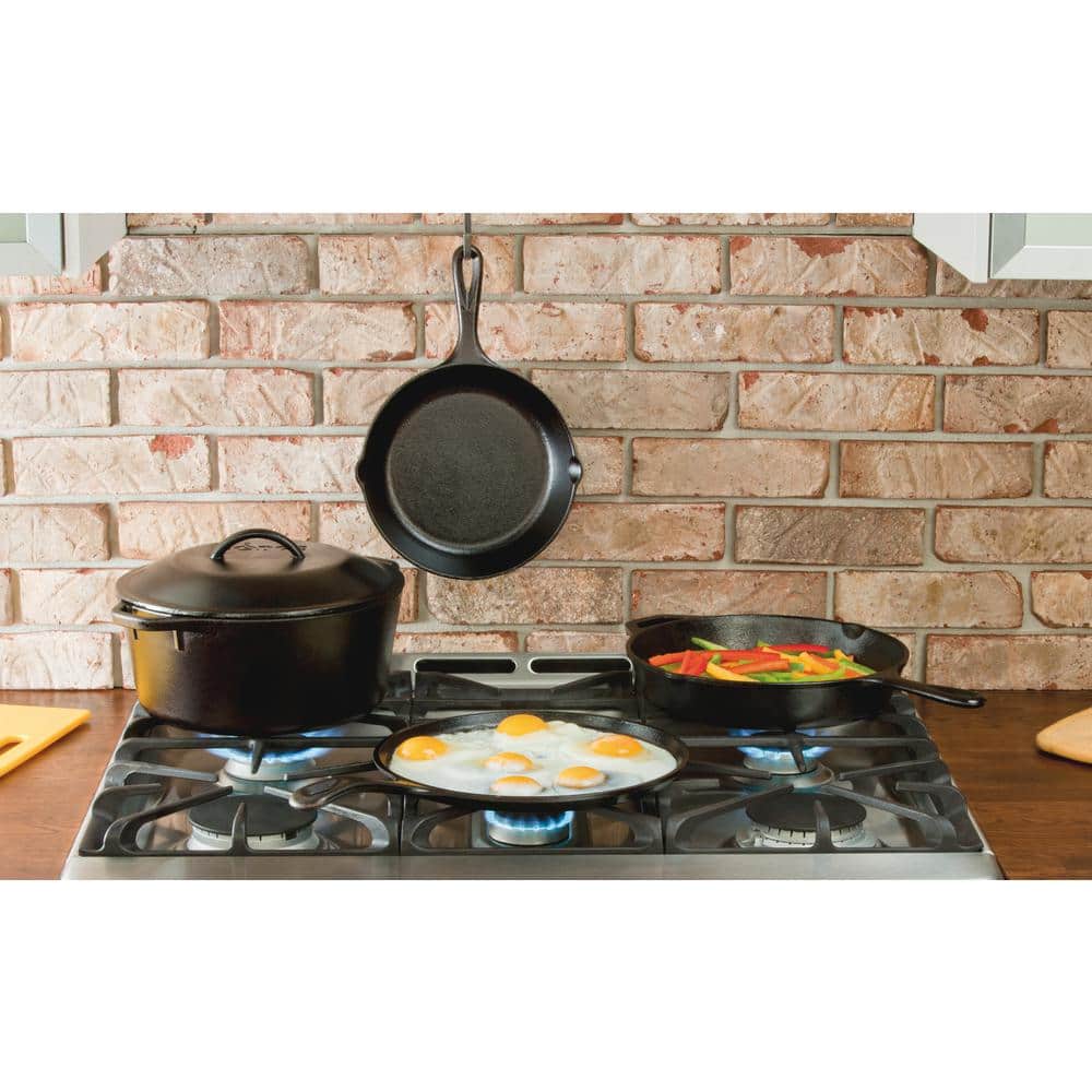 Lodge Black Cast Iron 5-Piece Cookware Set