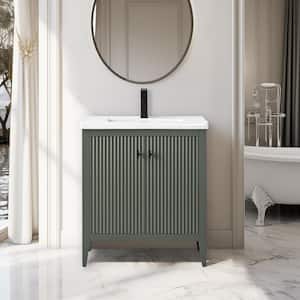 Vanity Art 24 in. W x 18.5 in D x 34 in. H Single Sink Bath