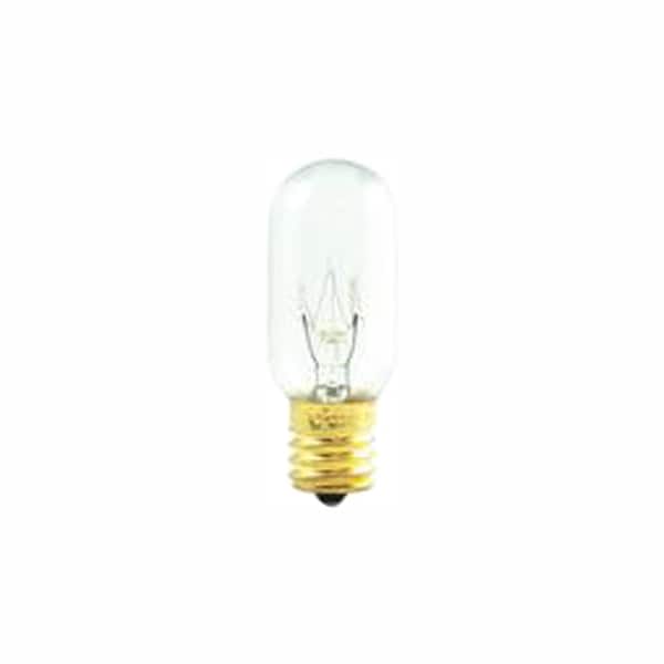 Bulbrite 25-Watt 2700K Warm White Light T8 (E17) Intermediate Screw Base Dimmable Clear Incandescent Light Bulb (25-Pack)