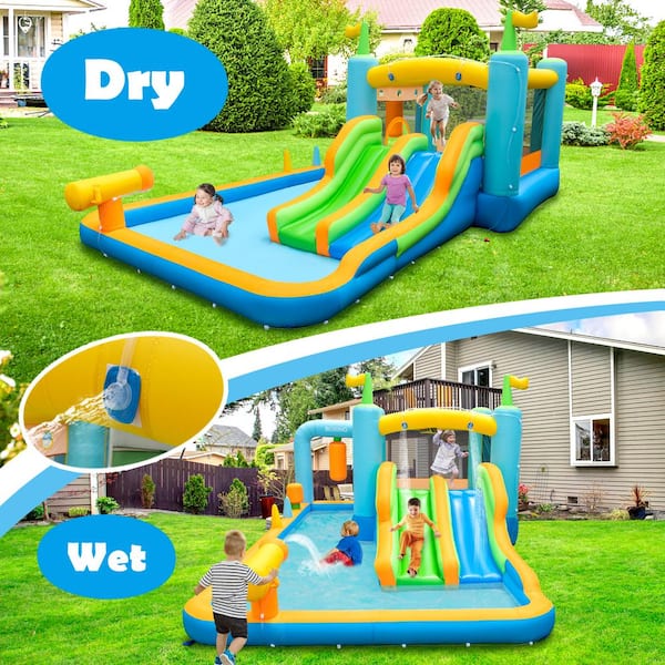 12 Ft Big Garden Slides 10ft Double Wave Slide Smyths Toys UK
