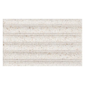 Spanish Deco Pureform Porcelain 6 in. x 6 in. x 9mm Wall Tile Terrazzo Cream - Sample