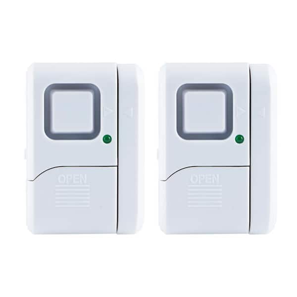 GE Battery Operated Magnetic Window and Door Alarm (2-Pack)