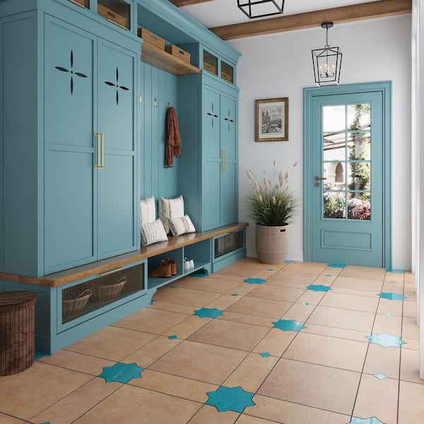 Terralis 18 in. x 18 in. Matte Terracotta Porcelain Large Format Wall and Floor Tile (10.9 sq. ft./case)-5 Pack