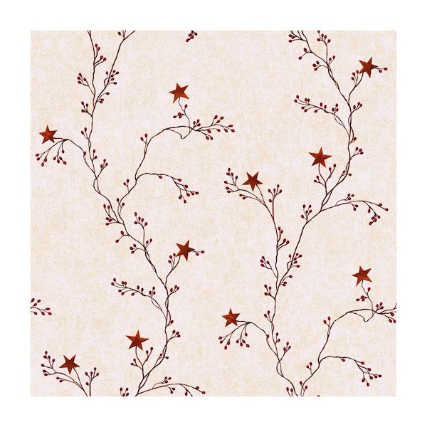 York Wallcoverings Best of Country Star Berry Vine Strippable Roll Wallpaper (Covers 56 sq. ft.)