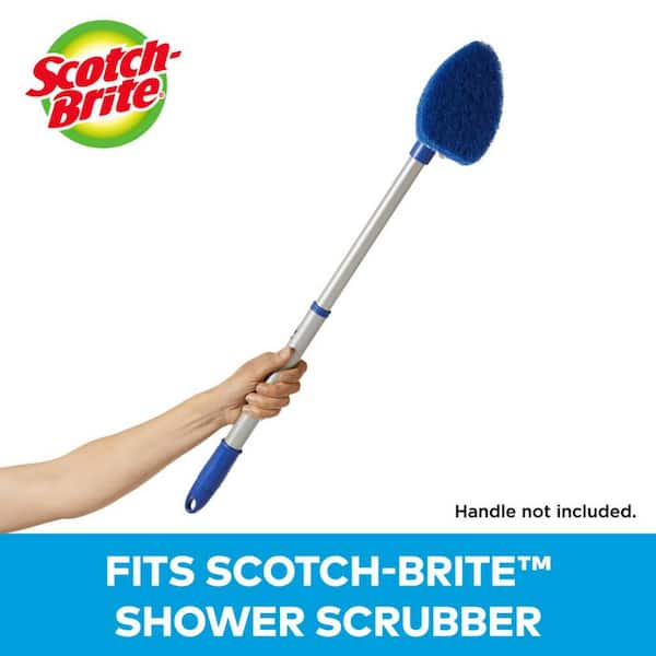Scotch-Brite Non-Scratch Bathroom Scrubber with Reusable Handle