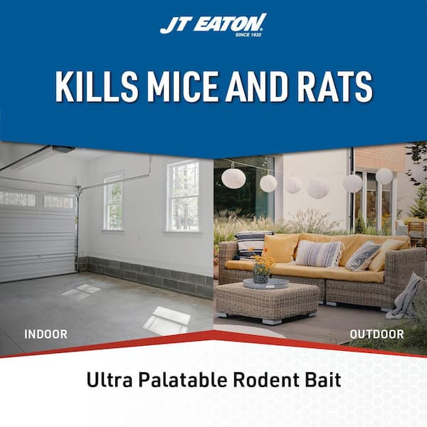 Bait Block Peanut Butter Flavor Anticoagulant Rodenticide for Mice and Rats (Pail of 64)