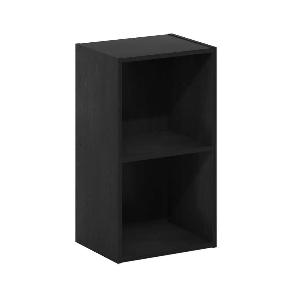 Furinno Pasir 2-Tier Open Shelf Bookcase  Blackwood