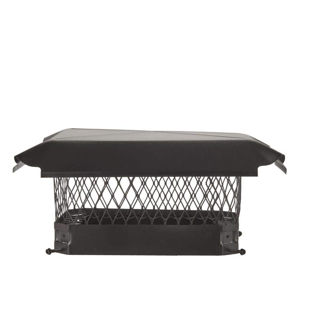 13 in. x 9 in. Bolt-On Single Flue Chimney Cap in Black Galvanized Steel price history on PriceWatchPro