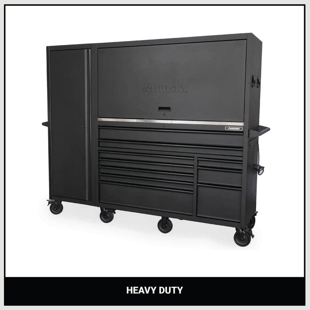 Reviews for Husky 62 in. W x 24 in. D Heavy Duty 10-Drawer Mobile ...