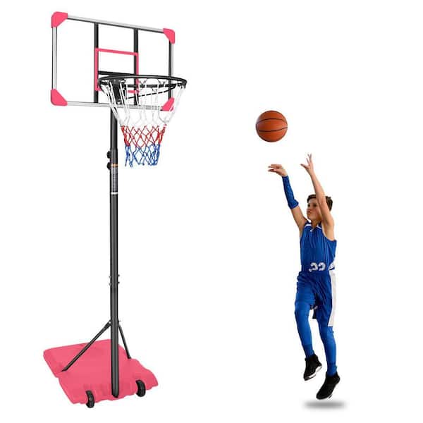 Otryad 28 in. Backboard Portable Basketball Goal System with