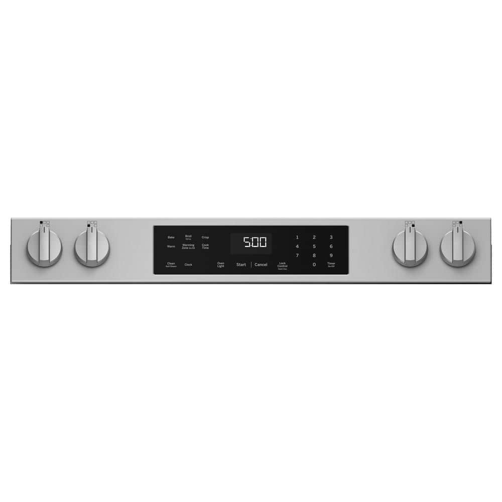 GE 30" Stainless Steel Slide-In Electric Range with Self-Cleaning