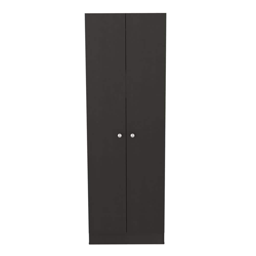 23.6 in. W x 71.1 in. H x 11.8 in. D Black Freestanding Utility Storage Cabinet with 5 Shelves and 2-Door price history on PriceWatchPro