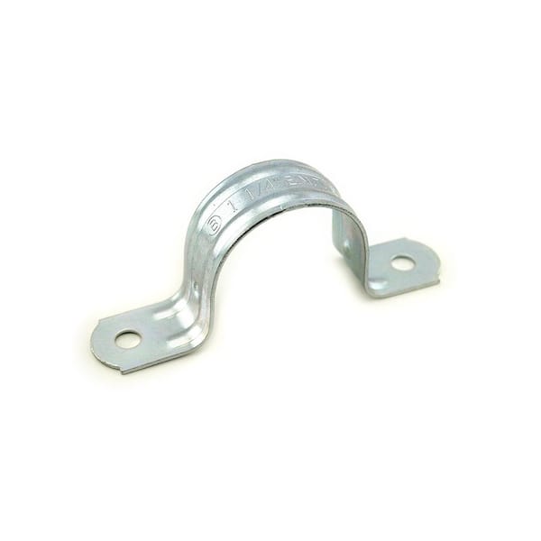 BRIDGEPORT 1-1/4 in. EMT Conduit 2-Hole Straps (50-Pack)