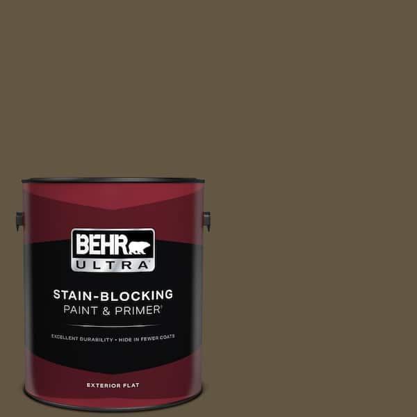 BEHR ULTRA 1 gal. #S-H-750 Mountain Trail Flat Exterior Paint & Primer