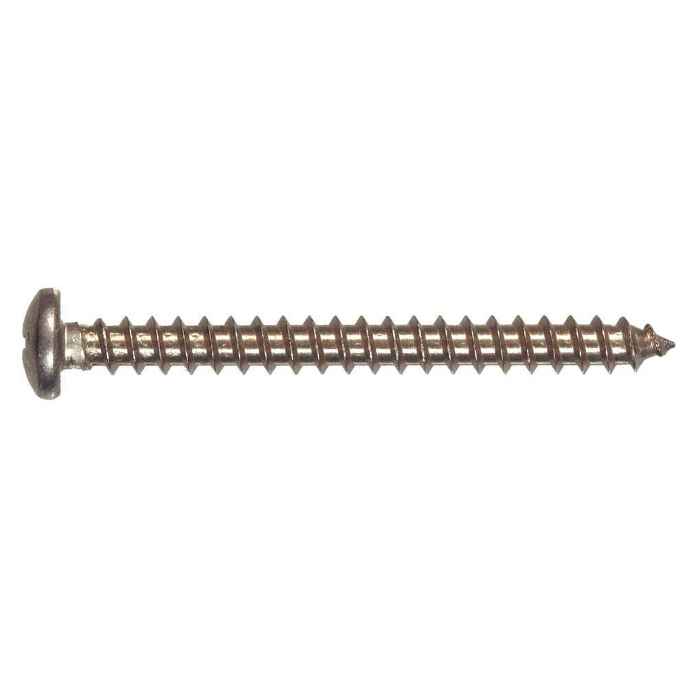 Hillman #10 2-1/2 in. Phillips Pan-Head Sheet Metal Screws (15