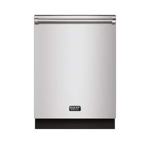 24 in. Stainless Steel Top Control Smart Built-In Tall Tub Dishwasher 120-volt with Stainless Steel Tub, Steam Cleaning