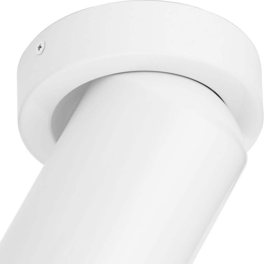 White Aluminum LED Indoor/Outdoor Flush Mount Light