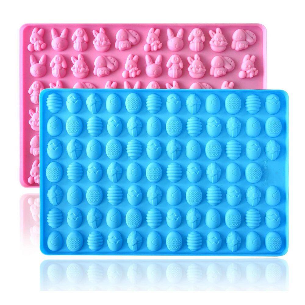Silicone Dog Treat Molds 2-Pack Paw and Bone Shape Food Grade Flexible Baking Tray for Homemade Pet Snacks Candy product image for price tracking
