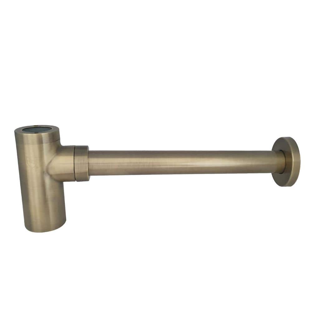 Trimscape 1-1/4 in. Brass Round Siphon Bottle Trap in Antique Brass price history on PriceWatchPro