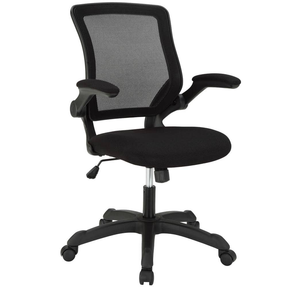 MODWAY Veer Mesh Office Chair in Black EEI-825-BLK - The Home Depot