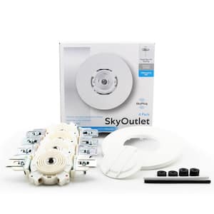 Plug and Play SkyOutlet Receptacle for Lighting (4-Pack)