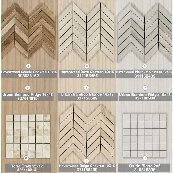 MSI Urban Bamboo Ridge Fluted Matte Ceramic Wall Tile 16 in. x 48