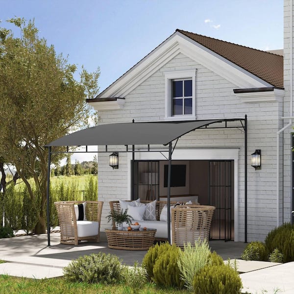 完売品 OUTDOOR PRODUCTS×L’ECHOPPE BIG Outsunny 10 ft. x 10 ft. Charcoal Gray Outdoor Pergola