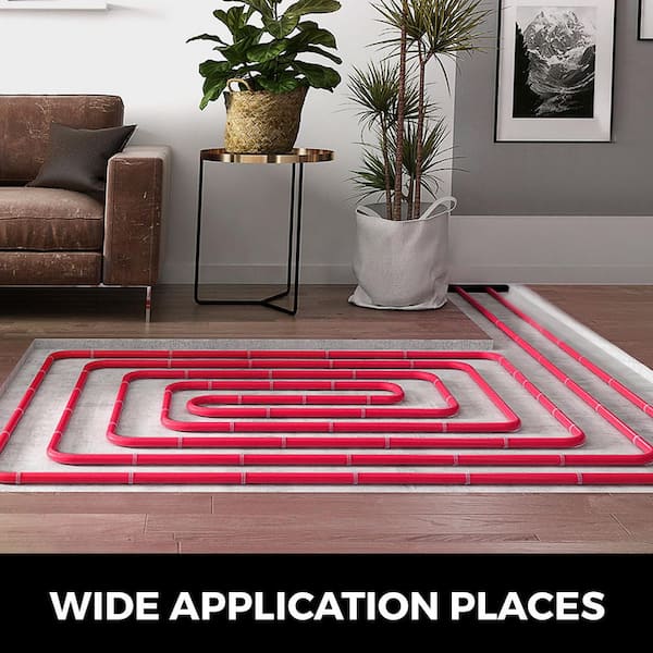 3/4 in. x 300Ft. PEX Tubing, Red Pex-B for Hydronic Radiant Floor Heat Heating System, PEX Pipe