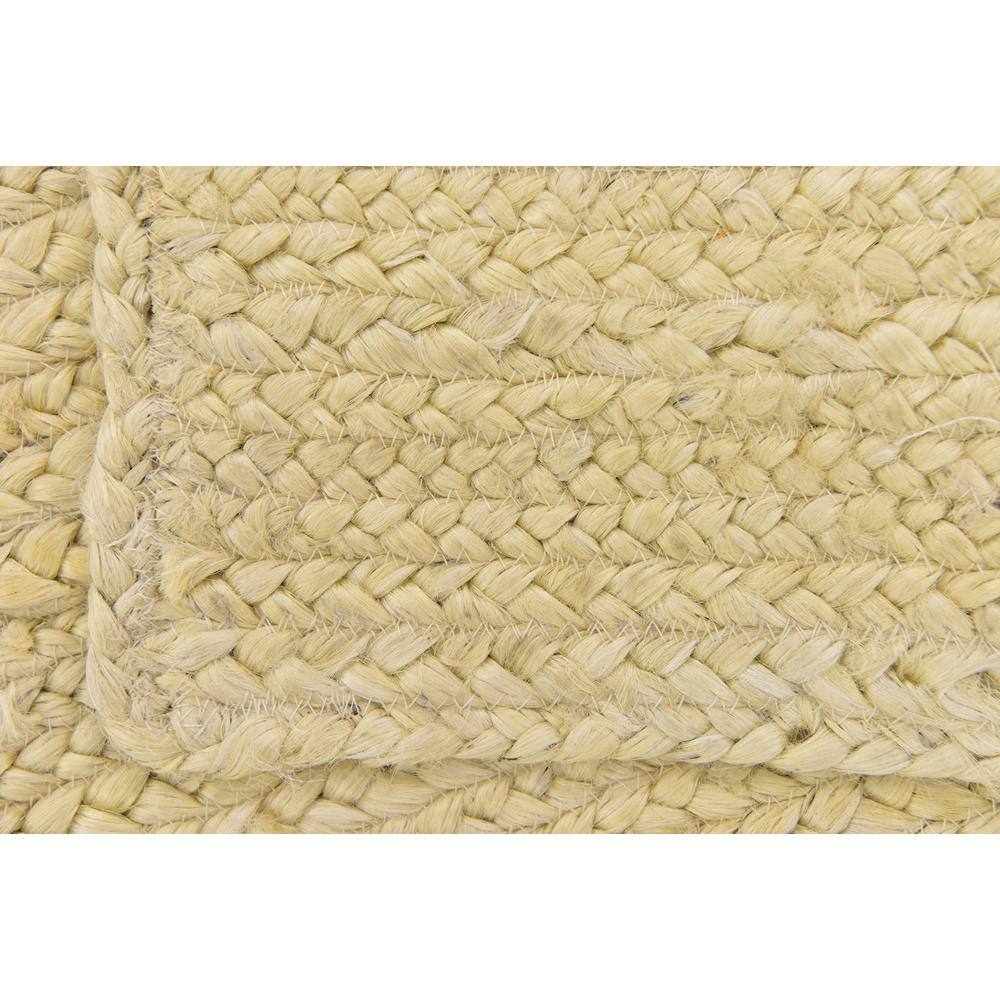 Handmade White Braided Jute Indoor Rug, Easy Care and Stain-resistant