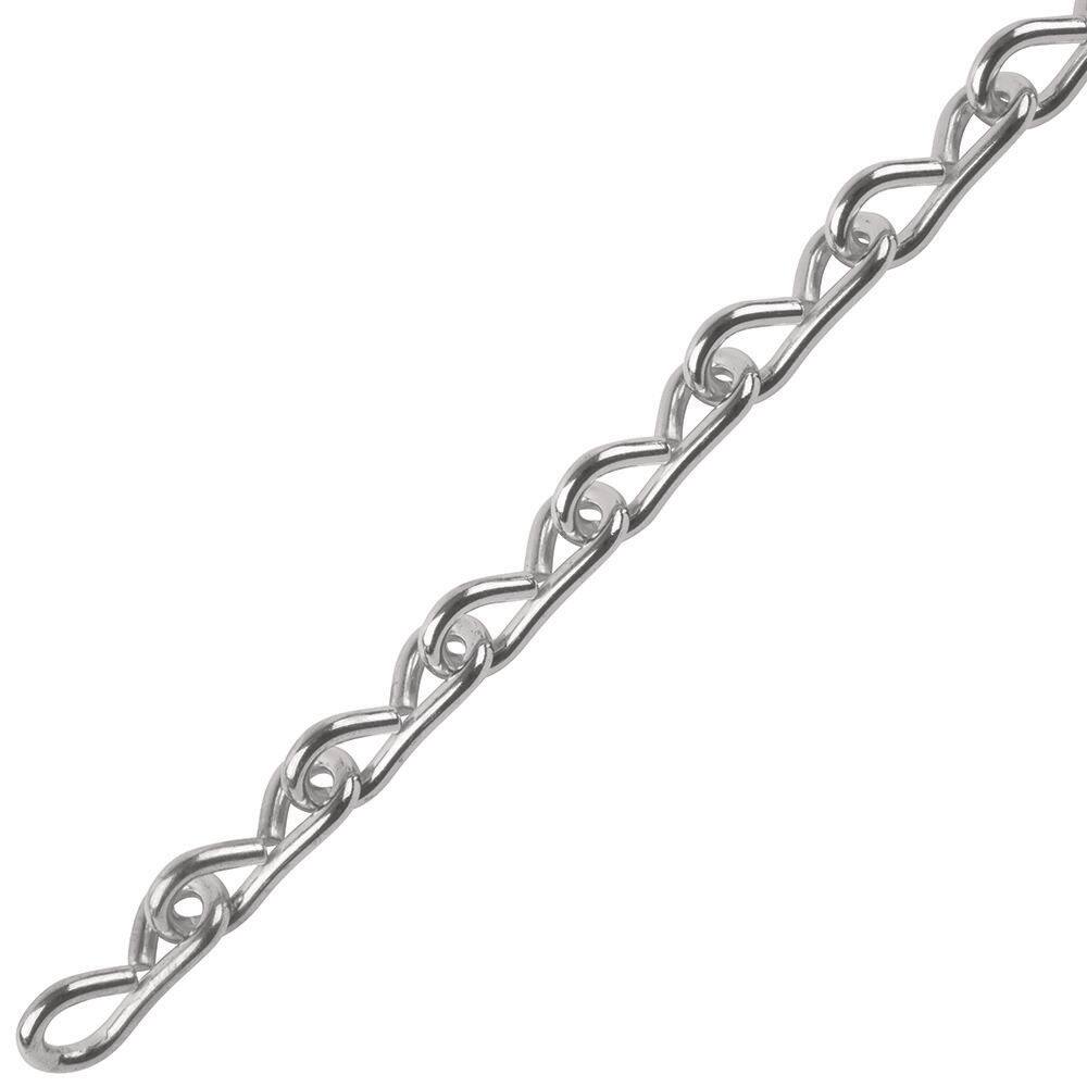 "#18 x 100 ft. Stainless Steel Single Jack Chain" price history on PriceWatchPro