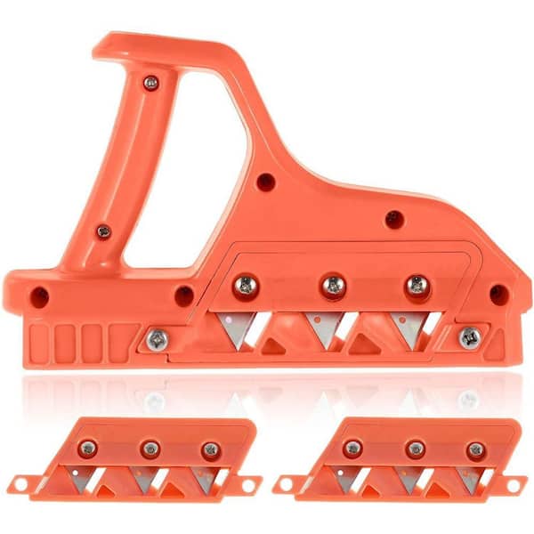 Plasterboard Edger Fast Cutter Precise 45 60 Gypsum Board Hand Plane with 10 Blades Drywall Edge Chamfer Tool