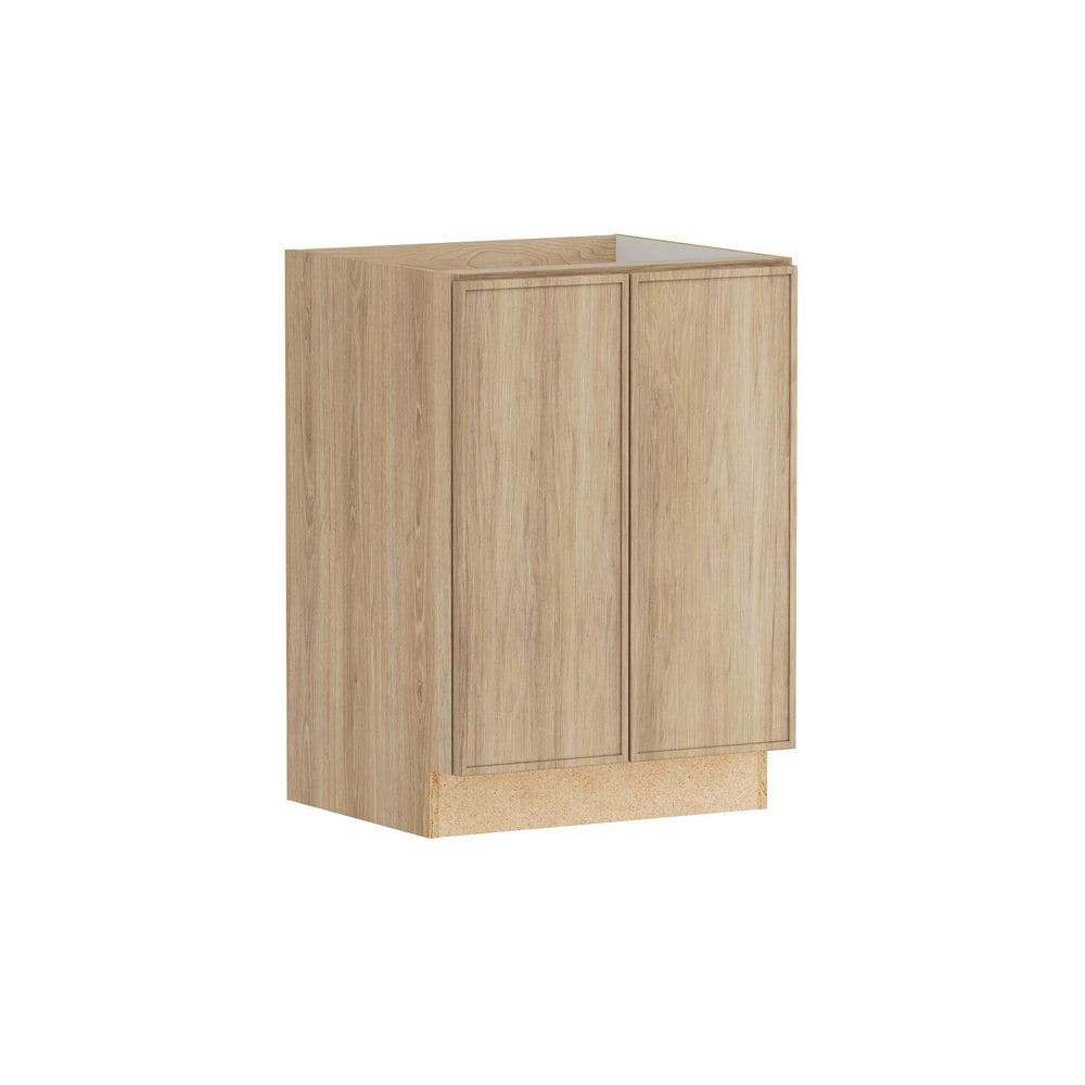 Designer Series Renly 24 in. W x 21 in. D x 34.5 in. H Assembled Slim Shaker Full Height Door Bath Cabinet in Sandstone price history on PriceWatchPro