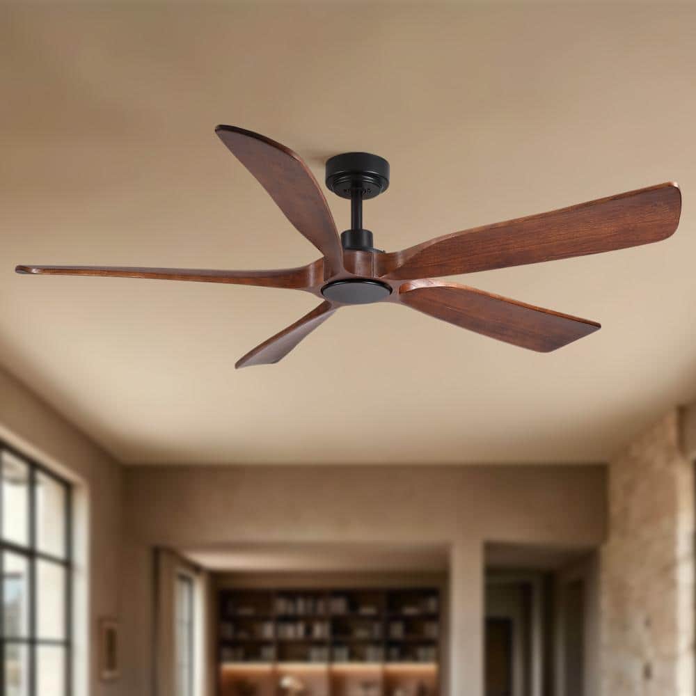 60 in. Black Quiet DC Motor Ceiling Fan with Remote Control, Reversible Blades 3CCT LED Light price history on PriceWatchPro